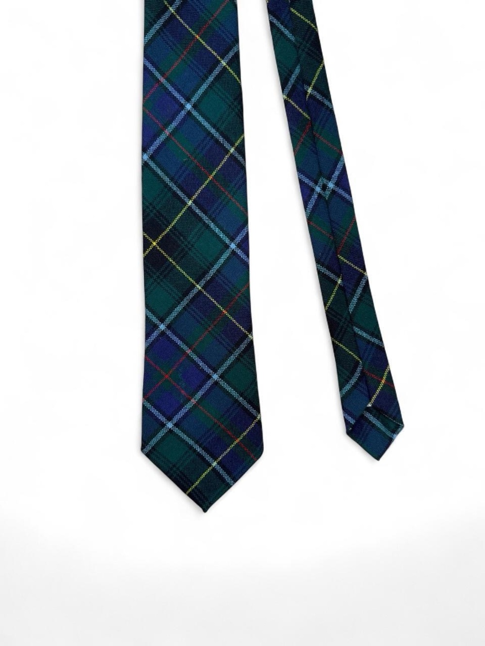 Vintage Scottish Tartan 100% Wool Tie Made in Scotland
